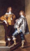 Anthony Van Dyck Lord John Stuart and His Brother,Lord Bernard Stuart oil painting artist